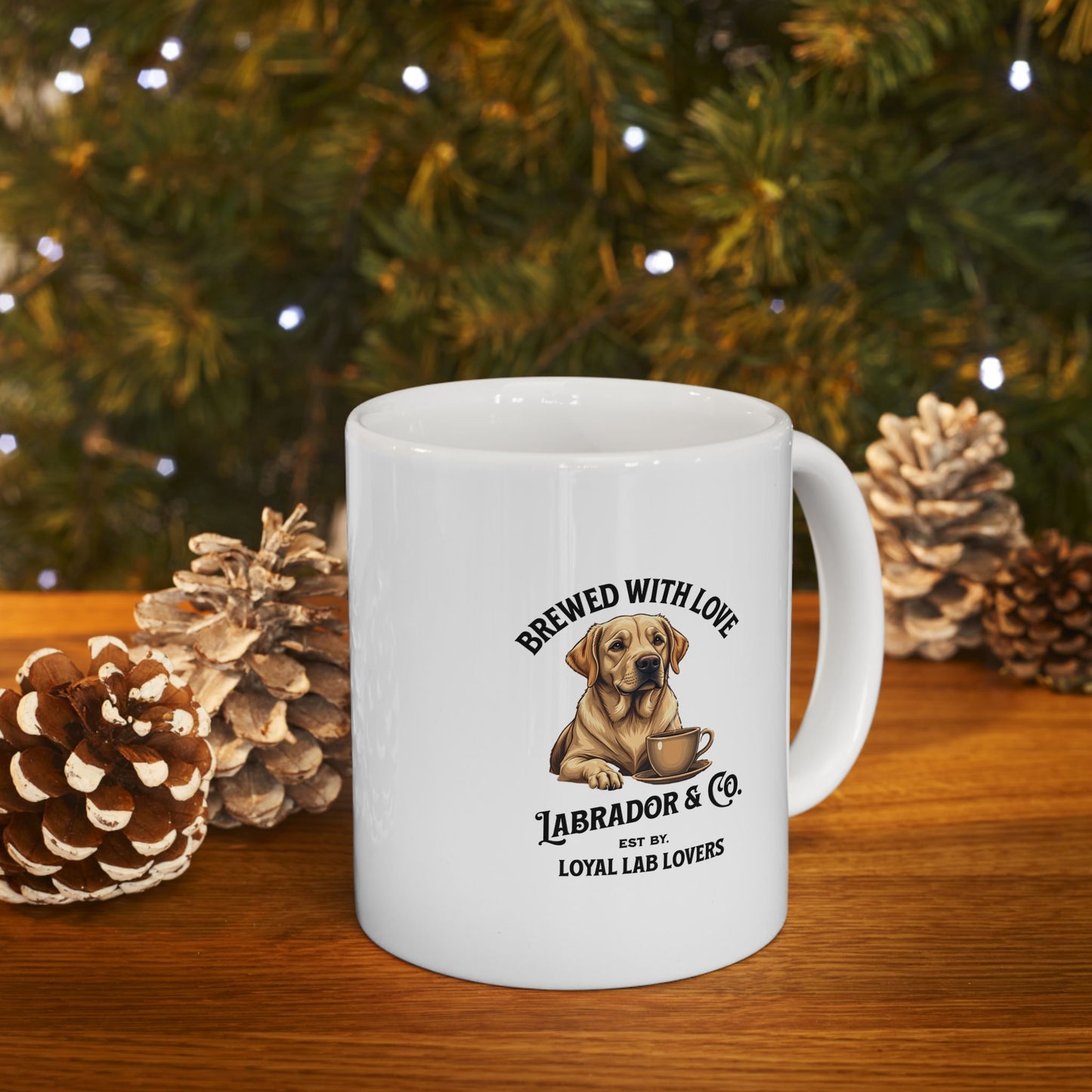 Labrador Coffee Co. Mug β Paws, Brews & Morning Views