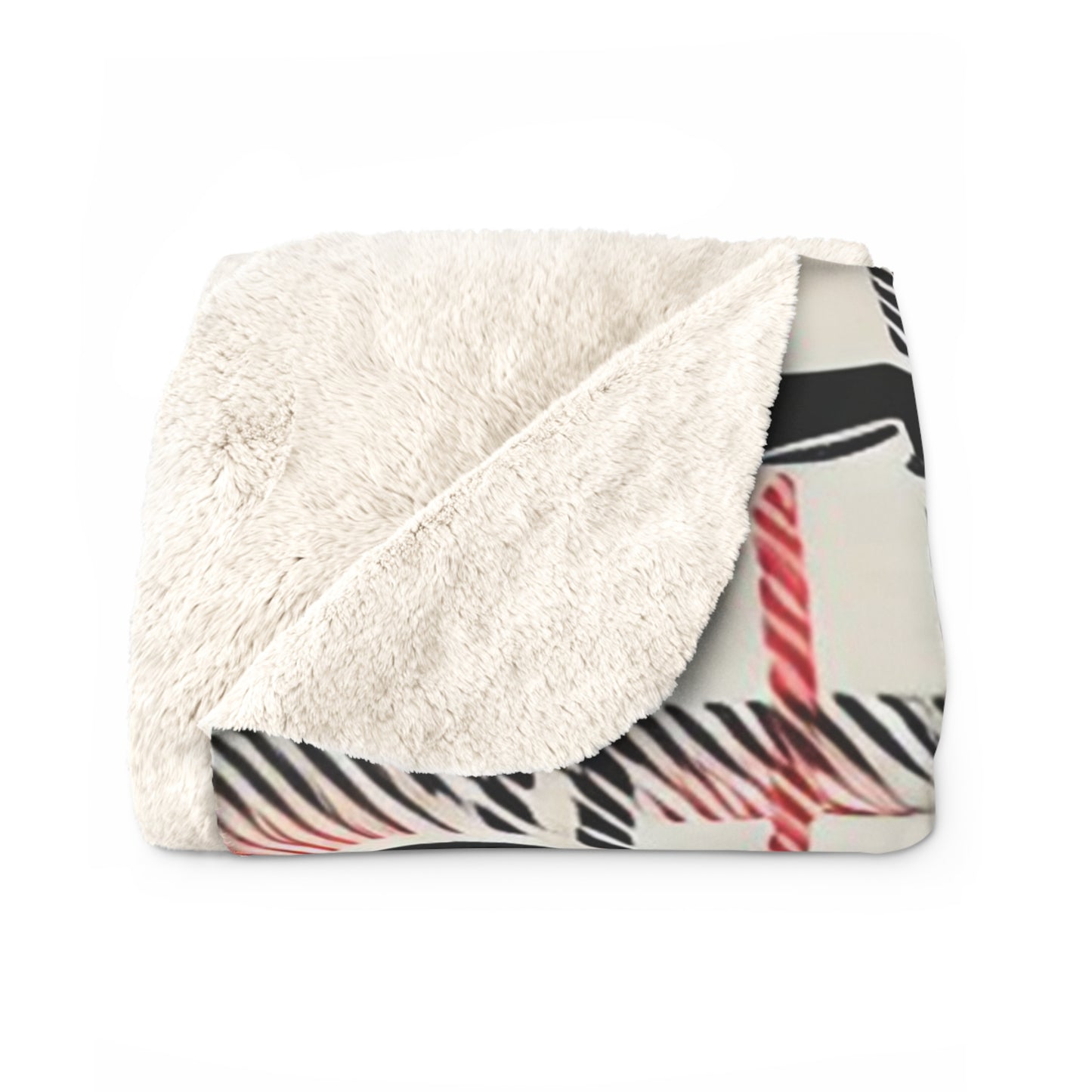 Plaid To The Bone Sherpa Blanket