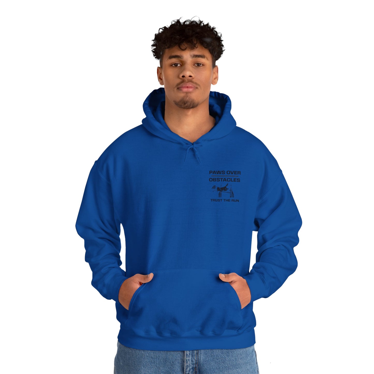Paws Over Obstacles Hoodie - Trust The Run, For Agility Dog Lovers