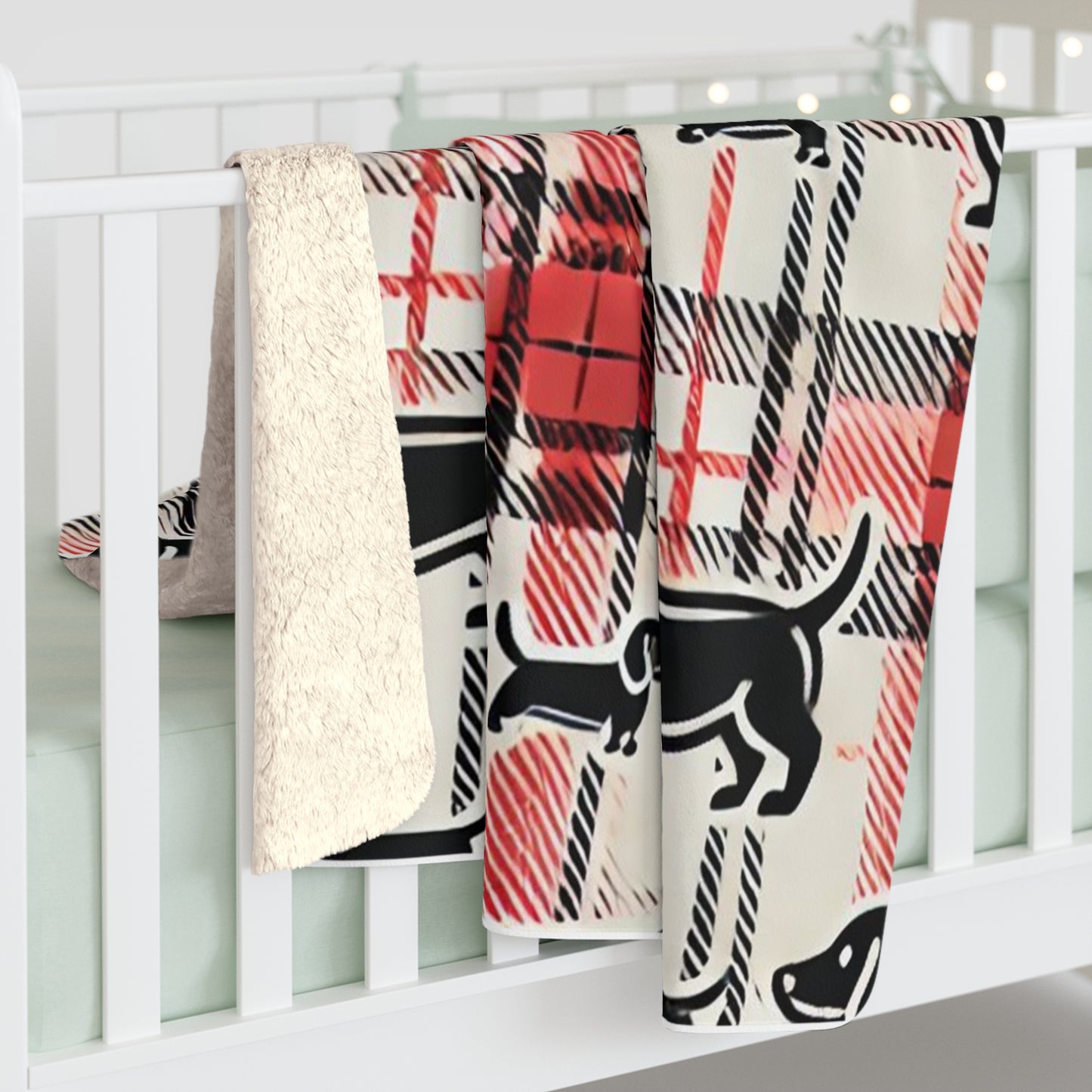 Plaid To The Bone Sherpa Blanket
