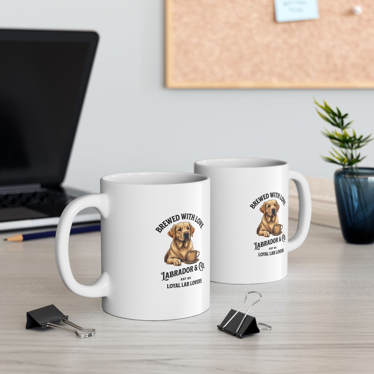 Labrador Coffee Co. Mug β Paws, Brews & Morning Views