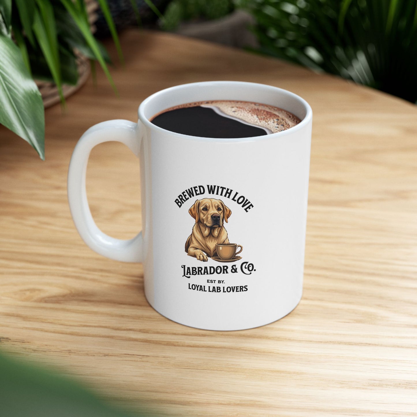 Labrador Coffee Co. Mug β Paws, Brews & Morning Views